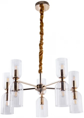 Подвесная люстра Arte Lamp Charm A1623LM-10GO (220V, на цепи)