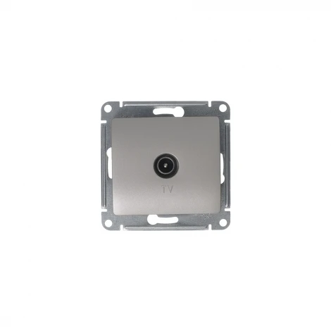 ТВ-розетка оконечная (платина) Systeme Electric GSL001291