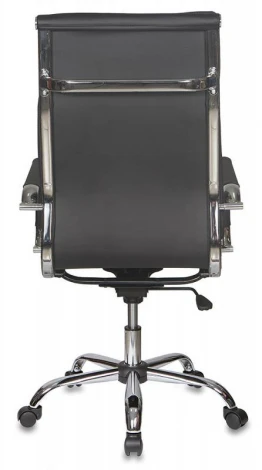 Кресло руководителя Бюрократ Ch-993 черный эко.кожа крестовина металл хром