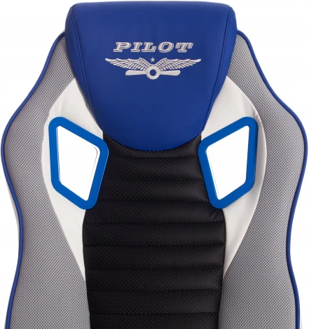 Кресло PILOT Tetchair (Черный,Синий).