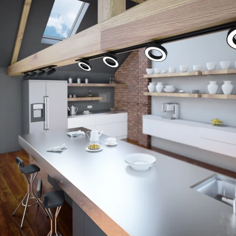 Трековый светильник светодиодный Elektrostandard Spila 85079/01 a056374 (220V, кольцо)