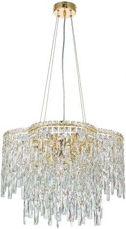 Подвесная люстра 12041/12P Gold Indigo Carletti V000444 (220V, на тросе)