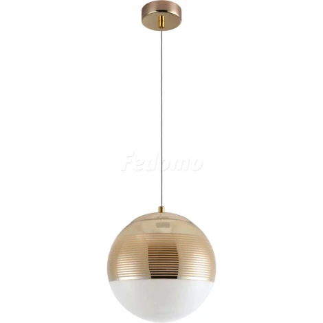 Подвес Crystal Lux Optima, 1 плафон, золото с белым
