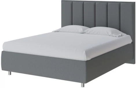 PROxSON Кровать Routa без основания (Ткань: Рогожка Savana Grey (серый)) 200x190