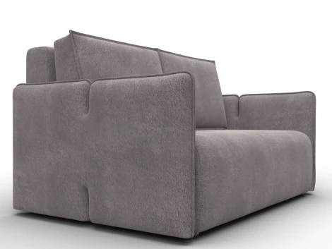 Диван прямой Лига-117 (ЛДСП,Брус,Фанера,Велюр/Бежевый) Лига Диванов 137015