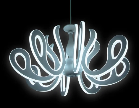 Подвесная люстра Ambrella Orbital Klassika FK82/8 WH 504W D820