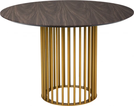 Стол обеденный Patrik  New д.110 Американский орех /Золото R-Home арт.4103120h