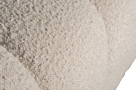 ZW-26803 Диван Prato трехместный букле белый 249*106*74см Garda Decor