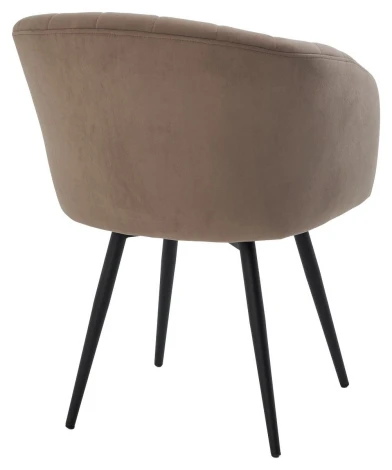 Стул МИШЕЛЬ 360 град. поворот. цвет B5 Капучино, велюр / черный каркас M-City 64750