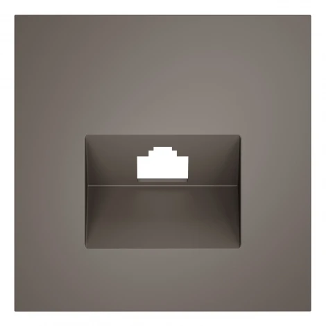 Накладка для розетки компьютерной RJ45 кат.6 (капучино) Voltum S70 VLS001314