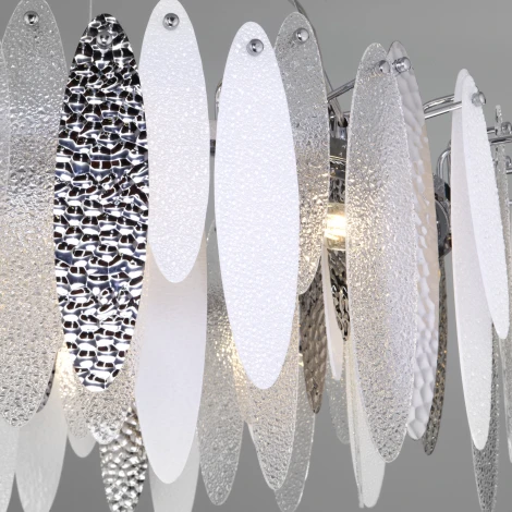 Подвесная люстра Wi-Fi Bogate's Canaria 324/10 (220V, управление смартфоном, голосовое управление, умный дом - Minimir Home, Алиса, Маруся, Салют, на тросе, круглые)