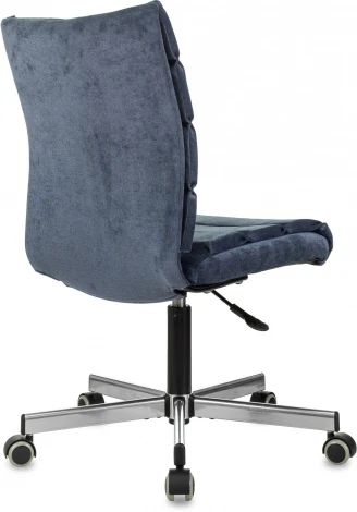 Кресло Бюрократ CH-320M синий Light-27 крестов. металл пластик черный