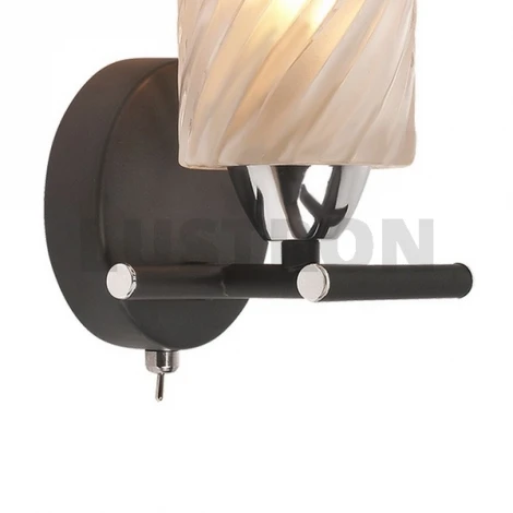 Бра IDLamp Frances 208/1A-Blackchrome