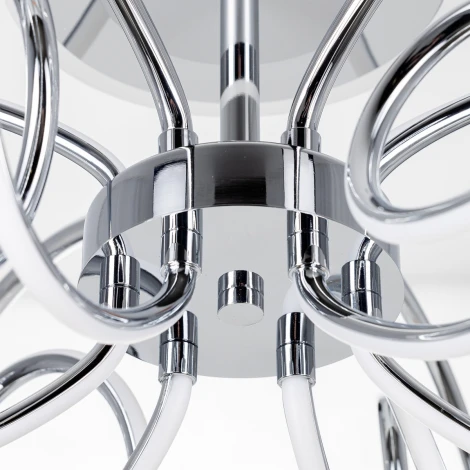 Потолочная люстра RGB на штанге Citilux Salma Smart CL224A161 (LED, 220V, голосовое управление, пульт управления, управление смартфоном, умный дом - Алиса, Маруся, Экосистема Сбер)