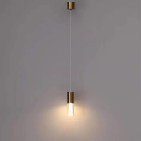 Подвесной светильник Odeon Light Defance 7144/4L античная бронза/акрил/металл IP20 LED 4W 280Лм 3000K 180° 220V