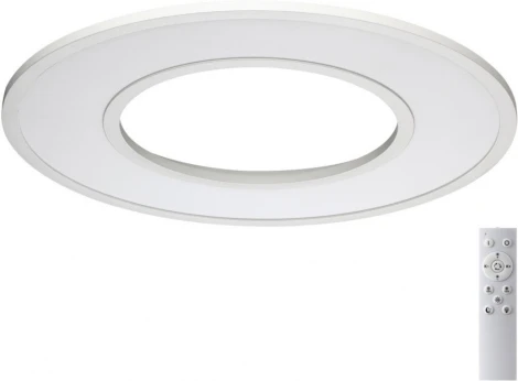 Потолочный светильник круглый Sonex Altair 7718/52L металл/акрил/белый LED 52Вт 3000-6500К D590 IP20 пульт ДУ (220V, круглые)