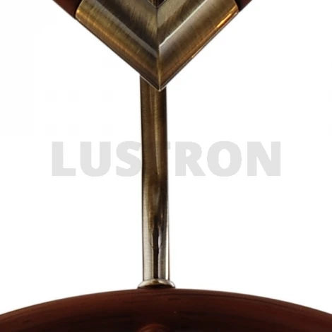 Потолочная люстра N-Light 407 407-05-53ABW antique brass + walnut