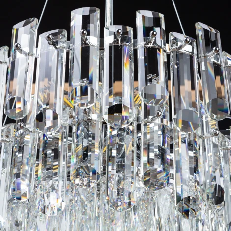 Подвесная люстра каскадная Divinare Bellatrix 3510/02 LM-11 (220V, хрусталь, на тросе)