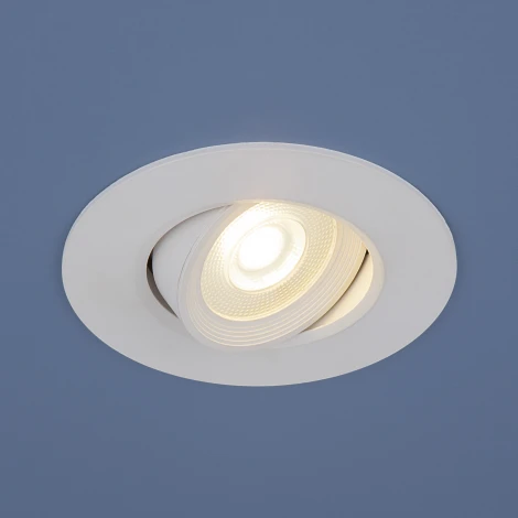 Встраиваемый точечный светильник Elektrostandard 9914 & 9915 LED 6W WH белый