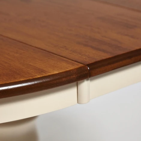Стол NAVARRESE (mod. E-R36R+12AV NMO-2A) rustic oak (дуб) (дерево гевея/мдф)