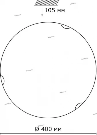 Настенно-потолочный светильник Sonex Ondina 233