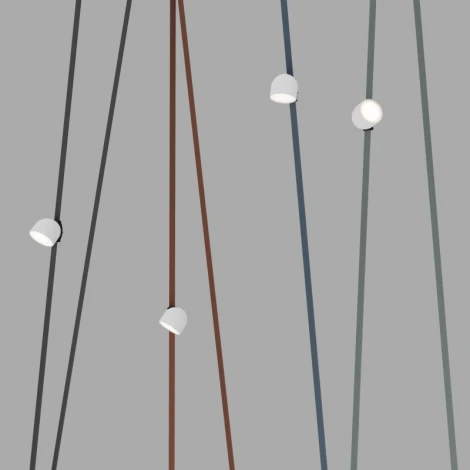 Трековый светильник низкоковольтный для ременной системы LED с голосовым управлением 48V Denkirs Belty Spot DK5642-WH+BK (Умный дом) (умный дом - Smart Life)