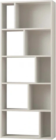 Стеллаж Прямые ONDA BOOKCASE (ЛДСП/Белый) LEVE