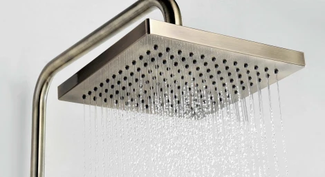 Душевая стойка Wasserkraft A040 светлая бронза