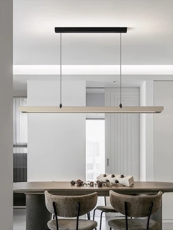 Подвесной линейный светодиодный светильник Lightera Bermeho LE104L-120GA Wi-Fi (Умный дом, Алиса, Маруся, голосое управление) (220V, на тросе)