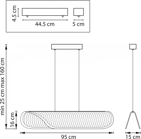 Подвесной светильник Lightstar Varese 731413 (LED, 220V, на проводе)