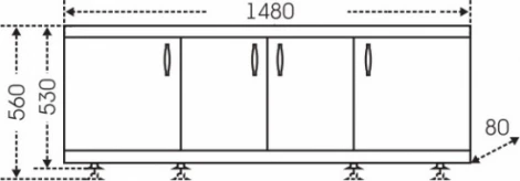 Экран СанТа Верона 150 см