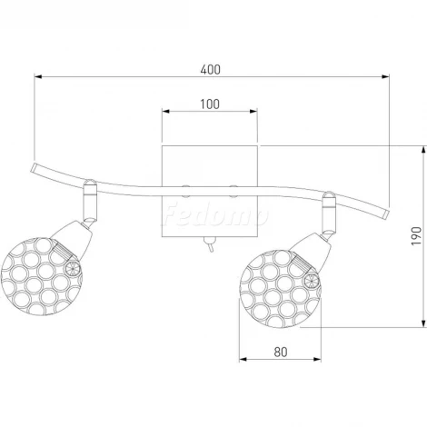 Спот Eurosvet Mirage 20042/2 золото