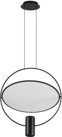 Подвесной светильник Odeon Light Orbit 7029/2L черный/бел матовый металл/акрил черный поворотный на 150 LED GU10 2*7W ORBITE (220V, на проводе)