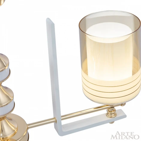 Подвесная люстра Arte Milano Florentia-6087 306087/3 Wh/Gd (220V, на цепи)
