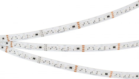 Светодиодная лента SPI-F140-10mm 24V RGB-PX7-BPT (22 W/m, IP20, 3535, 5m) (Arlight, бегущий огонь) 043132
