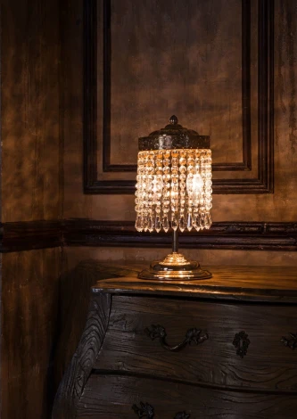 Интерьерная настольная лампа Maytoni Palace DIA890-TL-02-G