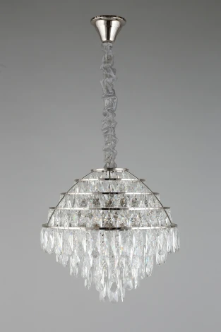 Подвесная люстра Aployt Wanda APL.735.03.06 (220V, хрусталь, на цепи, круглые)