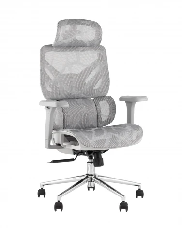 Кресло офисное TopChairs Structo серая сетка Stool Group УТ000042056