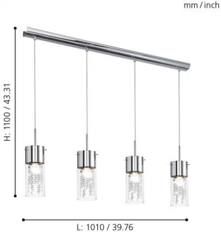 Подвесной светильник Eglo Diamond 90696