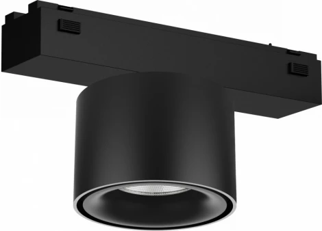 Трековый светильник магнитный 48V iLedex Vision48/25 4825-049-D74-10W-60DG-4000K-BK (круглые)