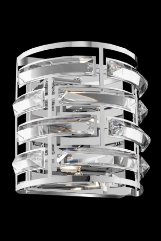 Настенный светильник Maytoni Frontera MOD067WL-01CH (220V, хрусталь)