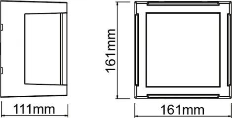 Настенный уличный светильник Mantra Creek 8853