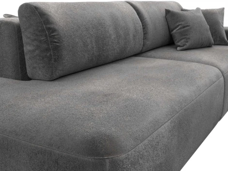 Диван прямой Лига-036 НПБ Модерн подлокотник справа Лига Диванов (Велюр) арт.127717