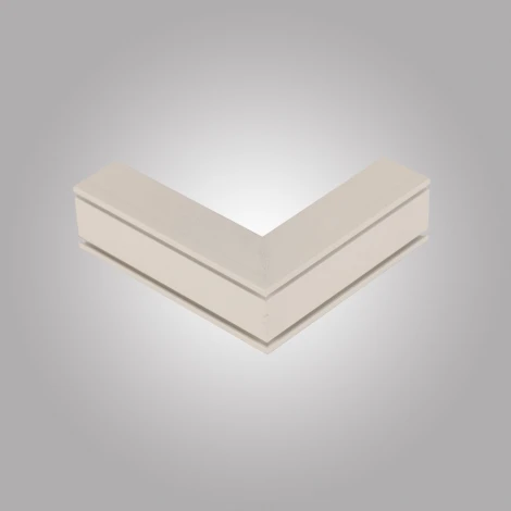 Коннектор угловой внутренний для накладного магнитного шинопровода AM Group MAGNET AM504 WH (48V)