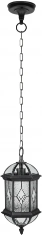 Уличный светильник подвесной Oasis Light SORENTO 92605 cover Bl (220V, на цепи, фонарь, IP44)