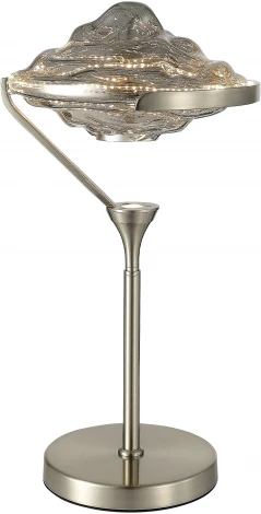 Настольная лампа ST Luce Amara SL6115.104.01 Никель/Дымчато-Серый LED 1*19W 3000K