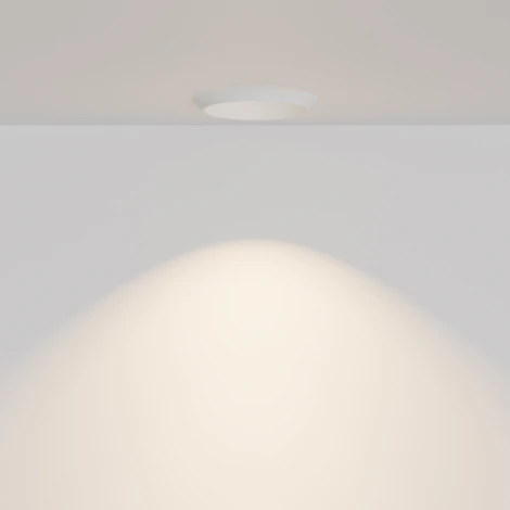 Встраиваемый светильник под гипсокартон Maytoni Gyps Modern DL124-GU10-01-TRS-W (220V, круглые)