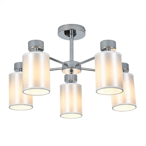 Потолочная люстра на штанге 120006/5R E14*40W Chrome Escada Mist ES0000058