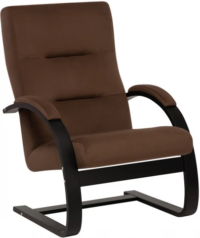 Кресло Leset Монэ (Фанера,Березовый шпон,Металл,Велюр/Венге) арт.2500000070914