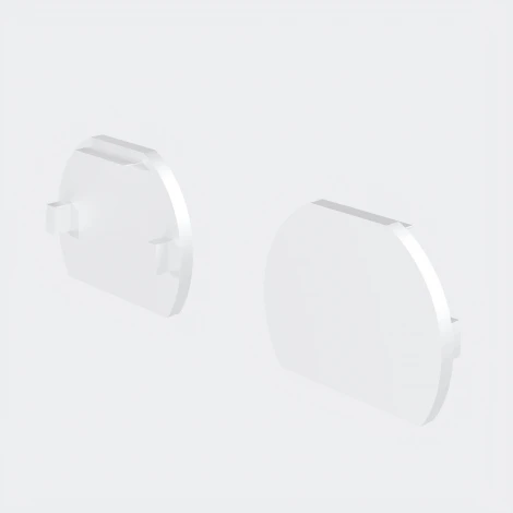 Заглушки для круглого магнитного шинопровода Exility Maytoni Accessories for tracks Exility TRAM034EC-R-41W